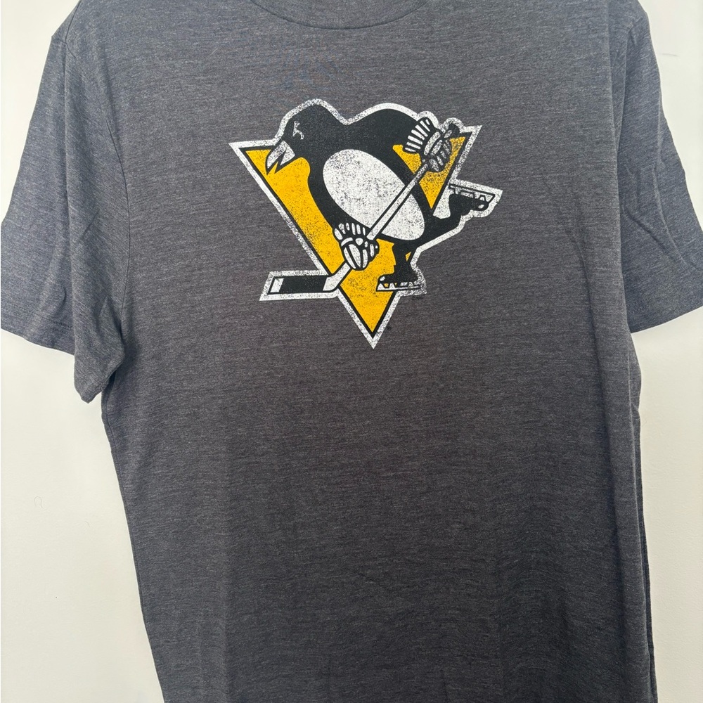 Fanatics Charcoal Pittsburgh Penguins Tee